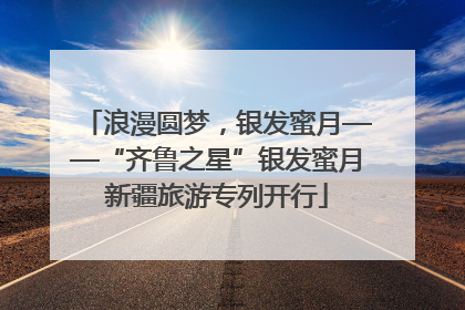浪漫圆梦，银发蜜月——“齐鲁之星”银发蜜月新疆旅游专列开行